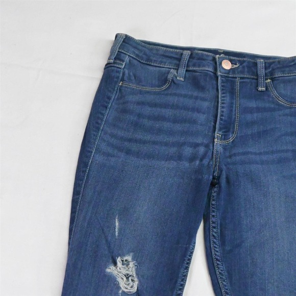 Hollister 5 / 27x28 High Rise Jean Legging Advanced Stretch Denim Jeans - Picture 2 of 5